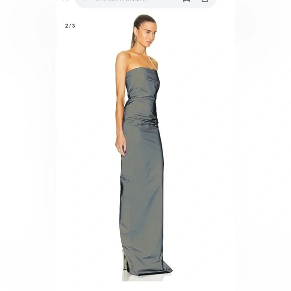 RICK OWENS
Bustier Gown
Size: 40
Color: Reflex
NEVER WORN!!! - Picture 3 of 8